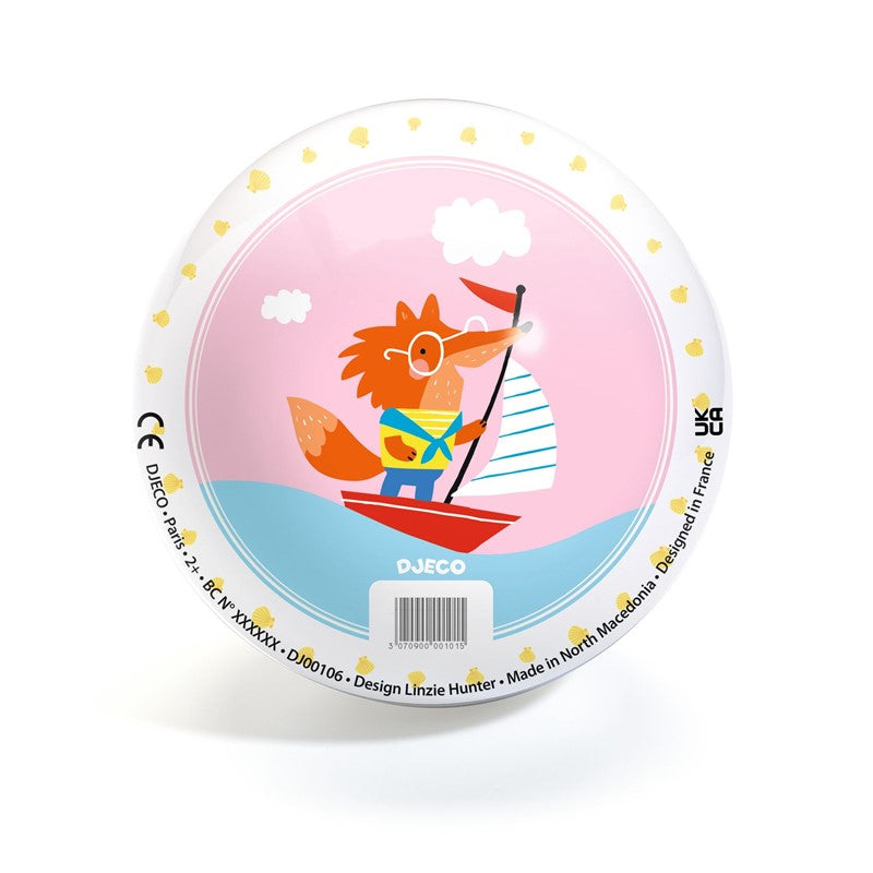 Pelota Love boat Ø 12 cm – Pelota infantil ilustrada – Kulturdenda