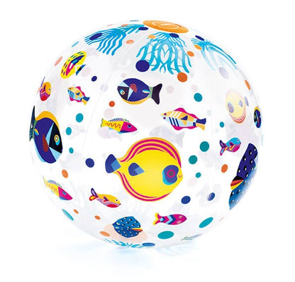 Pelota hinchable Fishes Ø 35 cm – Pelota infantil de peces – Kulturdenda