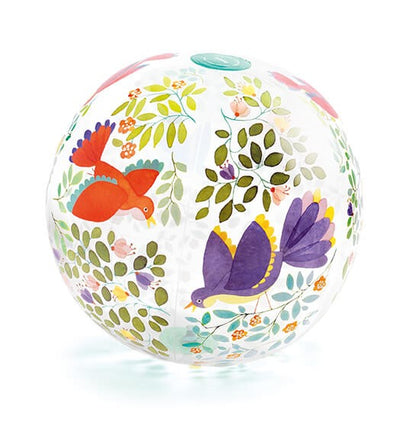 Pelota hinchable Birds Ø 35 cm – Pelota infantil de pájaros – Kulturdenda