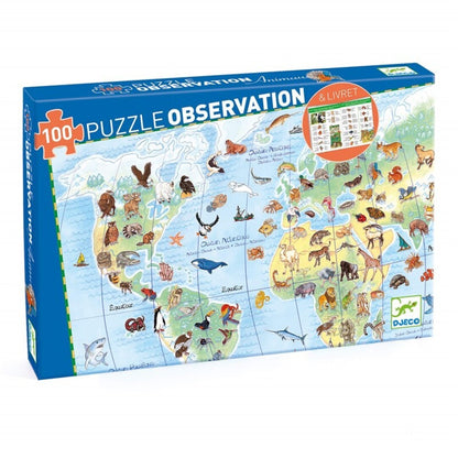 Puzzle de observación Los animales del mundo – Puzzle infantil – Kulturdenda