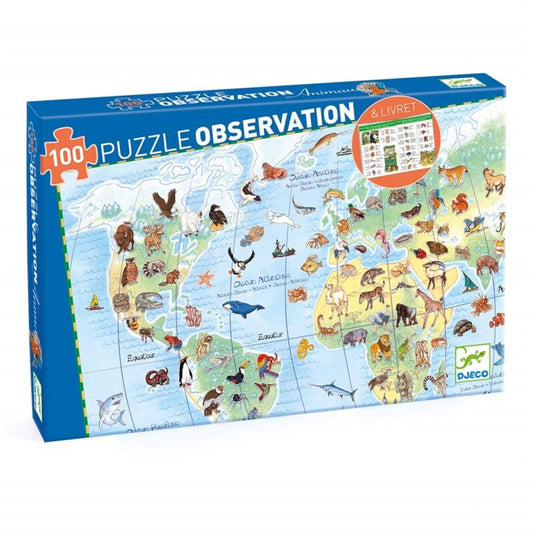 Puzzle de observación Los animales del mundo – Puzzle infantil – Kulturdenda