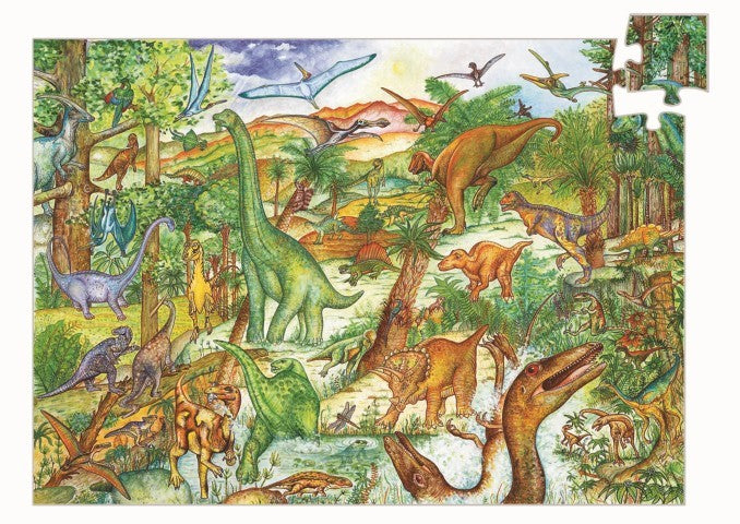 Puzzle de observación Dinosaurios – Puzzle infantil – Kulturdenda