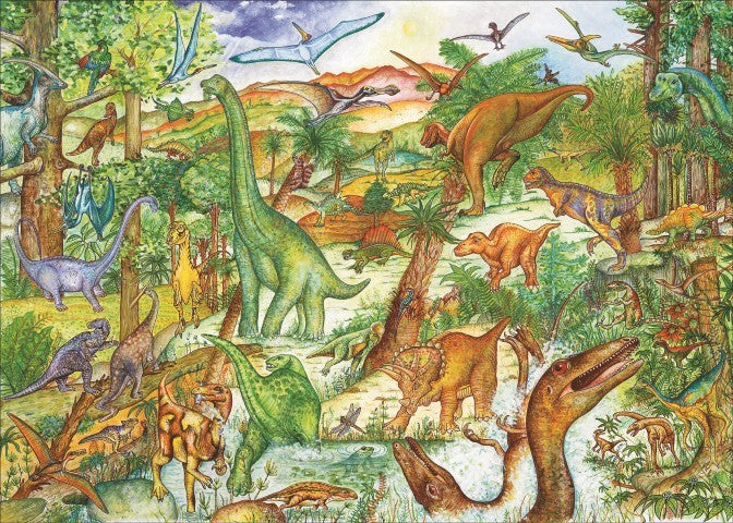 Puzzle de observación Dinosaurios – Puzzle infantil – Kulturdenda