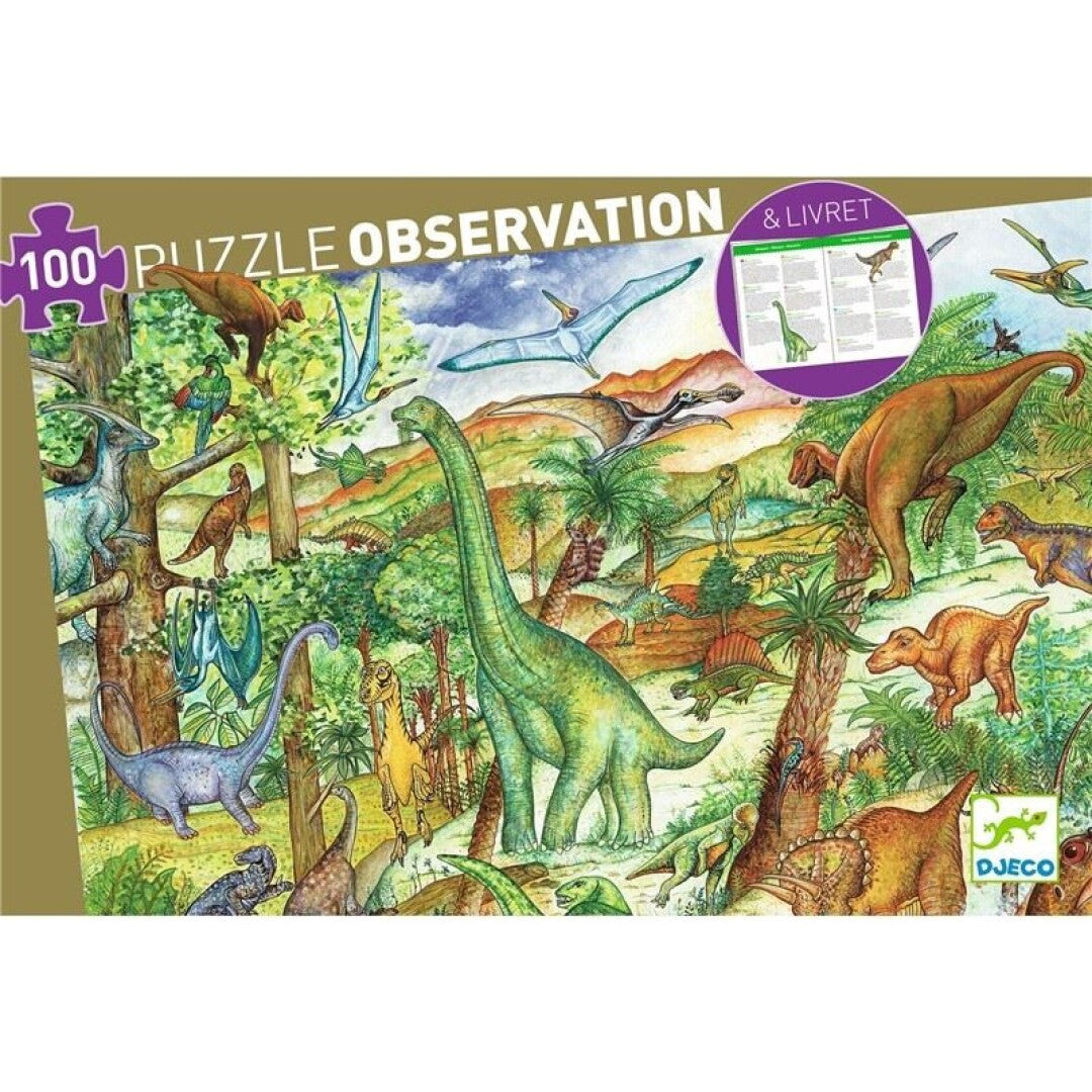 Puzzle de observación Dinosaurios – Puzzle infantil – Kulturdenda