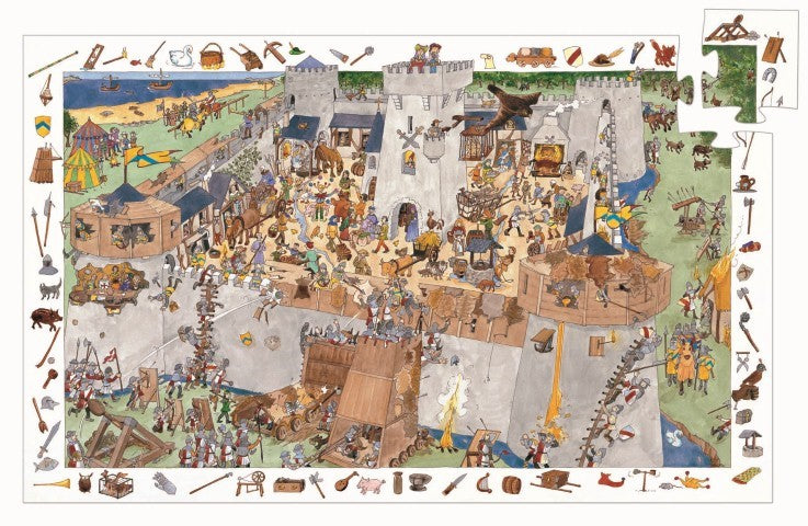 Puzzle de observación Castillo – Puzzle infantil – Kulturdenda