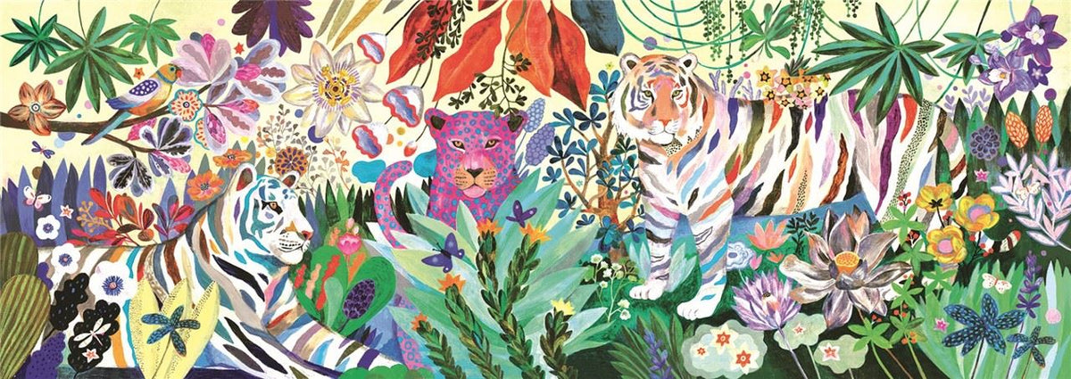 Puzzle Galería Rainbow Tigers – Puzzle artístico – Kulturdenda