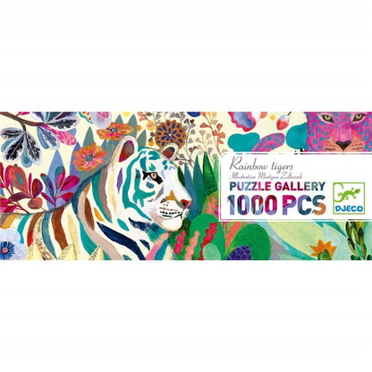 Puzzle Galería Rainbow Tigers – Puzzle artístico – Kulturdenda