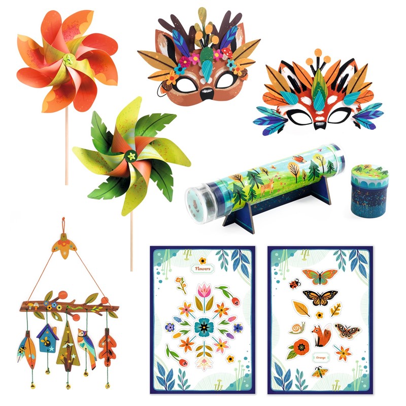 DIY Máscaras Naturaleza – Kit creativo con 5 actividades