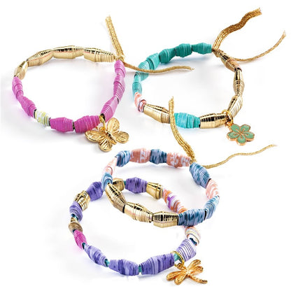 DIY Pulseras Elegantes y doradas – Kit de abalorios infantil – Kulturdenda