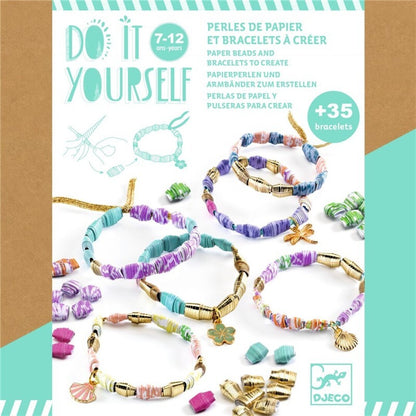 DIY Pulseras Elegantes y doradas – Kit de abalorios infantil – Kulturdenda