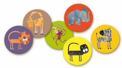 Memo Jungla – Juego de memoria infantil de animales