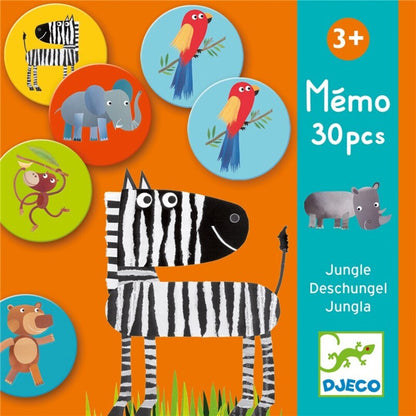 Memo Jungla – Juego de memoria infantil de animales