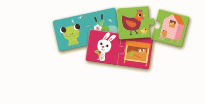 Puzzle dúo Hábitat – Puzzle educativo infantil – Kulturdenda