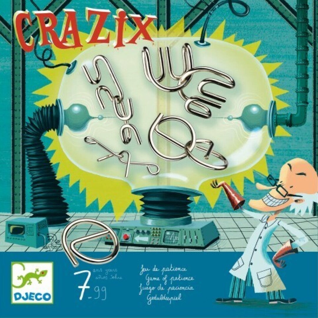 Juego de lógica Crazix – Retos metálicos de ingenio