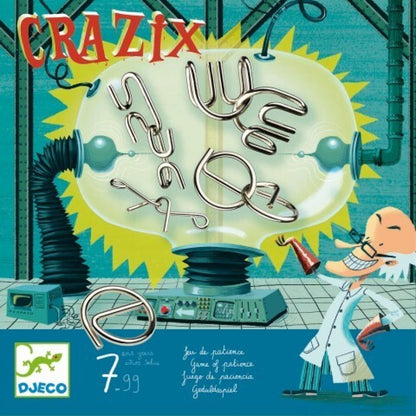 Juego de lógica Crazix – Retos metálicos de ingenio