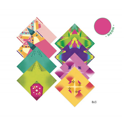 Papiroflexia Origami Trópicos – Kit creativo infantil