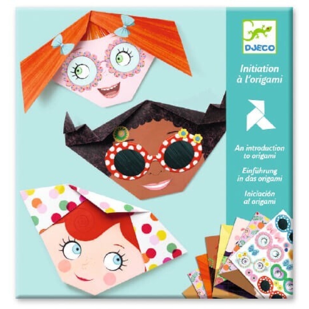 Papiroflexia Origami Caritas – Kit creativo infantil