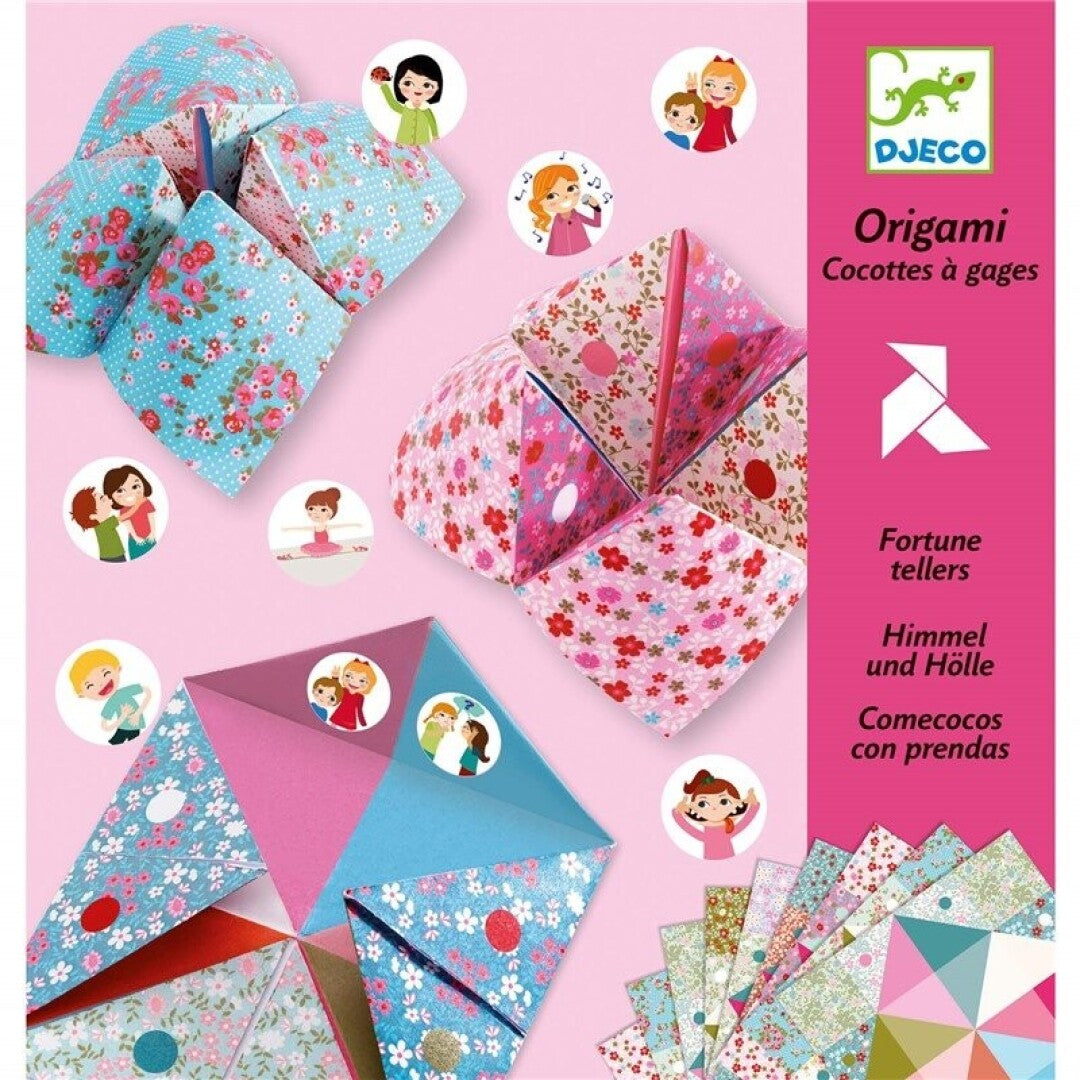 Papiroflexia Origami Salero Flores – Juego creativo infantil