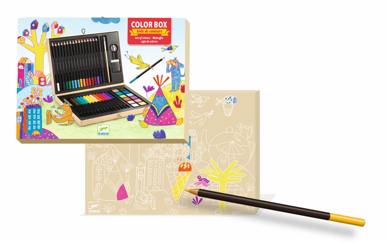 Caja de colores brillantes Color Box – Maletín creativo infantil