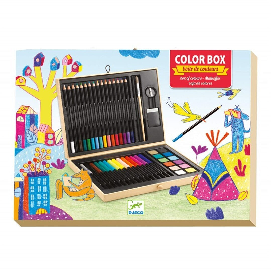 Caja de colores brillantes Color Box – Maletín creativo infantil