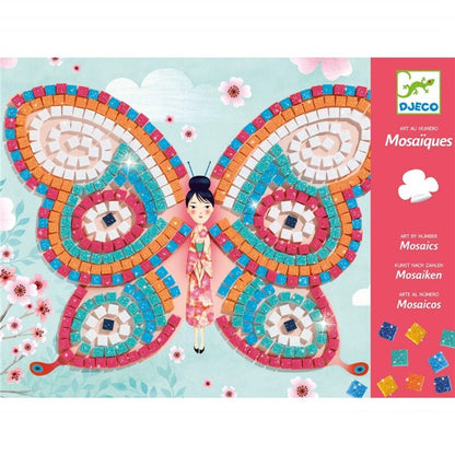 Mosaicos Mariposas – Kit de mosaico con purpurina – Kulturdenda