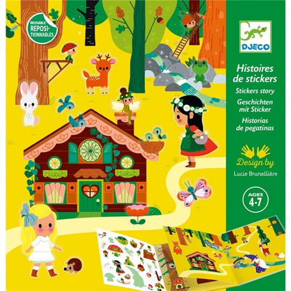 Pegatinas Cuentos El bosque mágico – Pegatinas reutilizables – Kulturdenda