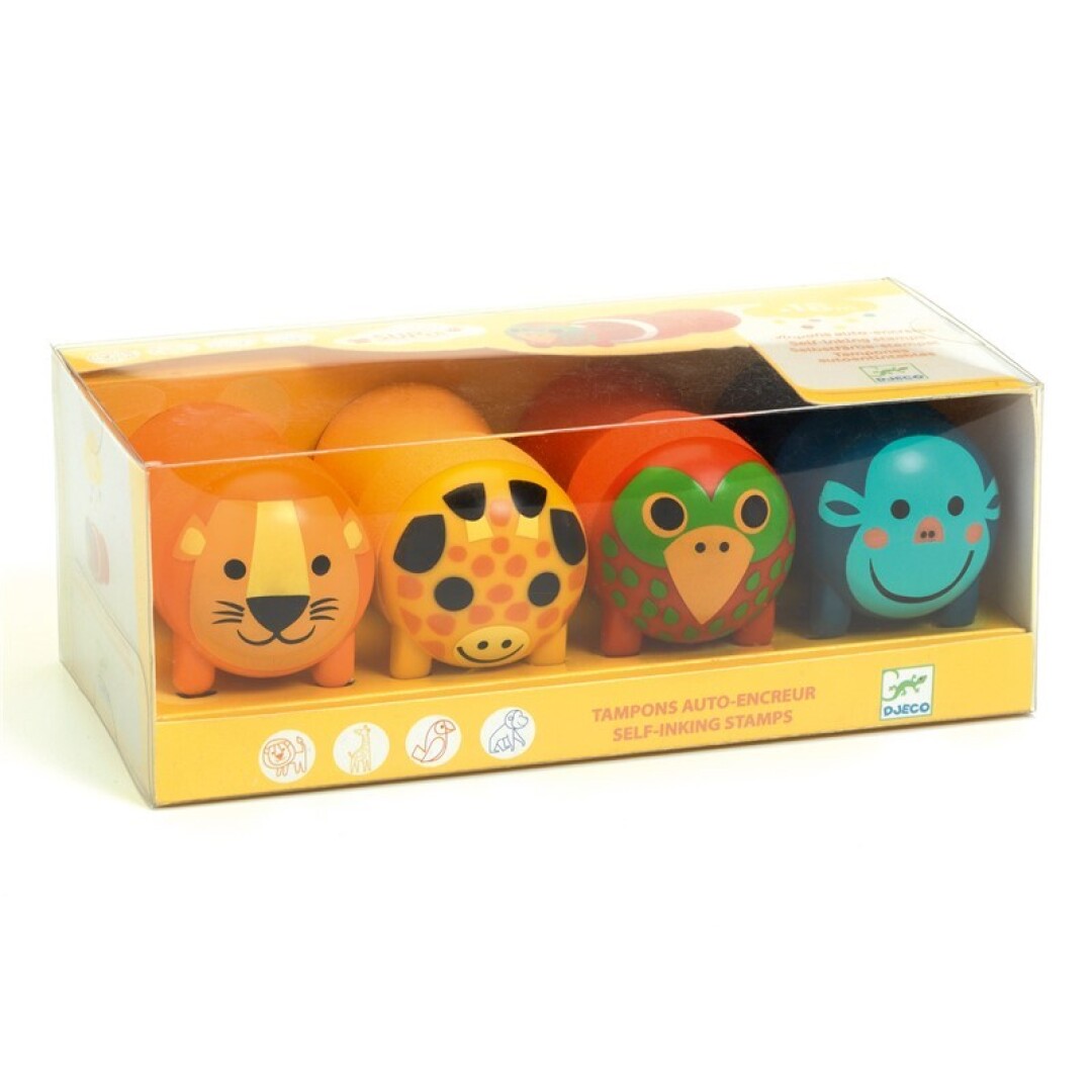 Sellos para niños Animales de la sabana – Set creativo infantil