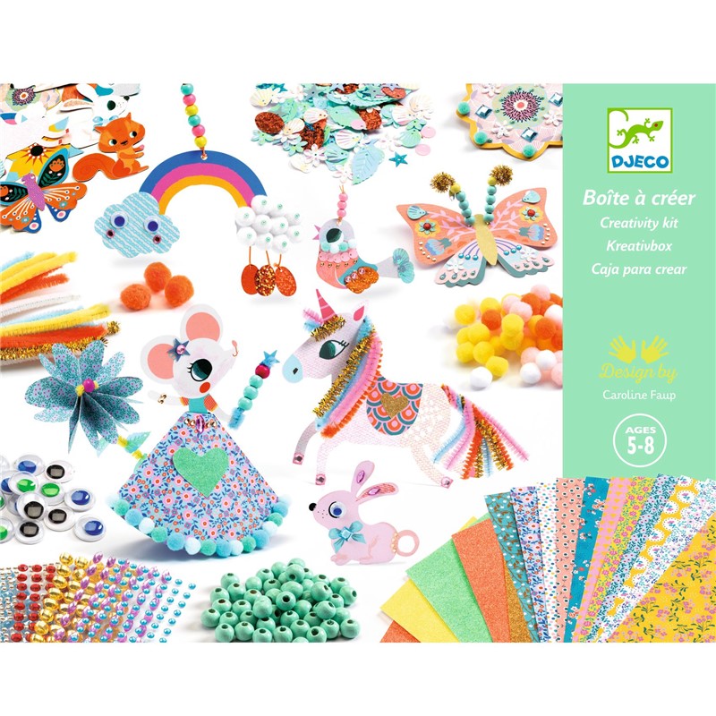 Cofre de Actividades Creativas – Caja Completa de Manualidades para Niños