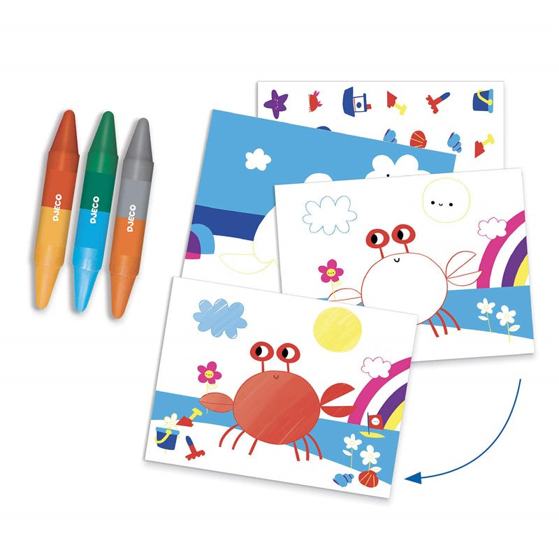 Cofre multiactividad El mar y sus maravillas – Kit creativo infantil