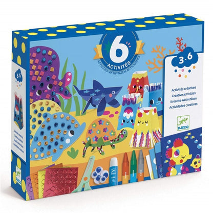 Cofre multiactividad El mar y sus maravillas – Kit creativo infantil