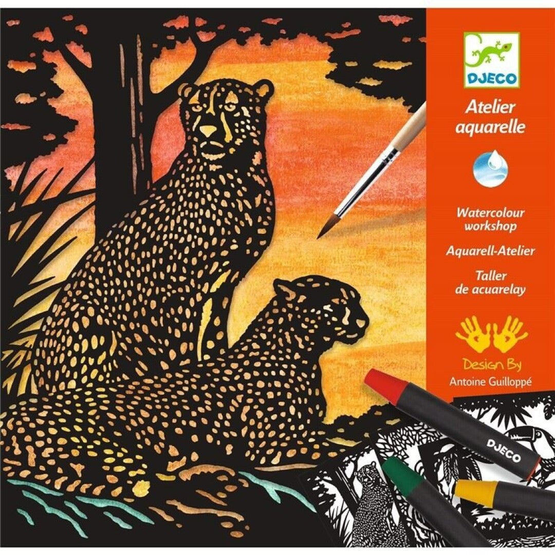 Taller A contraluz – Kit de acuarela infantil – Kulturdenda
