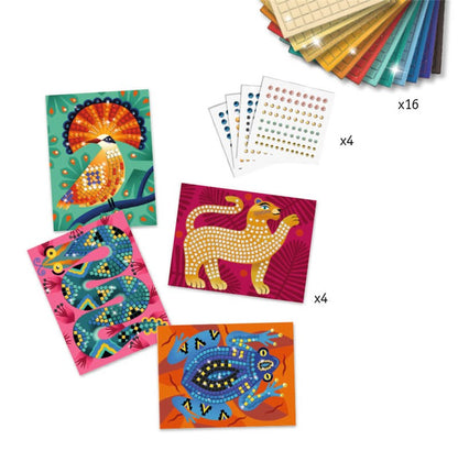 Collage de mosaicos En plena selva – Kit creativo infantil