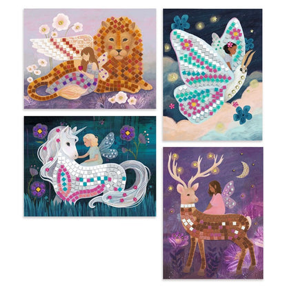 Collage de mosaicos El mundo encantado – Kit creativo infantil