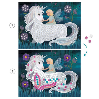 Collage de mosaicos El mundo encantado – Kit creativo infantil