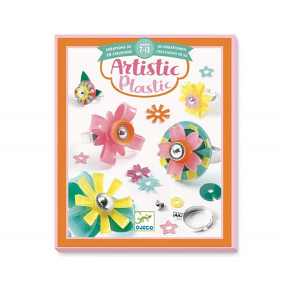 Kit creativo Anillos Artistic Plastic – Manualidades con plástico retráctil