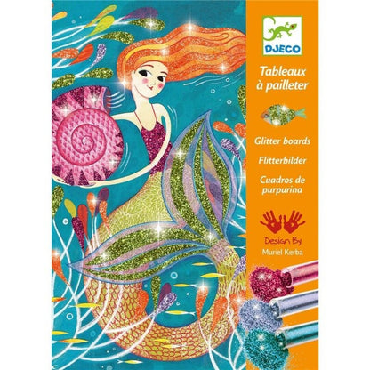 Cuadros purpurina La luz de las sirenas – Kit creativo infantil – Kulturdenda