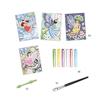 Cuadros purpurina La dulzura de las hadas – Kit creativo infantil – Kulturdenda