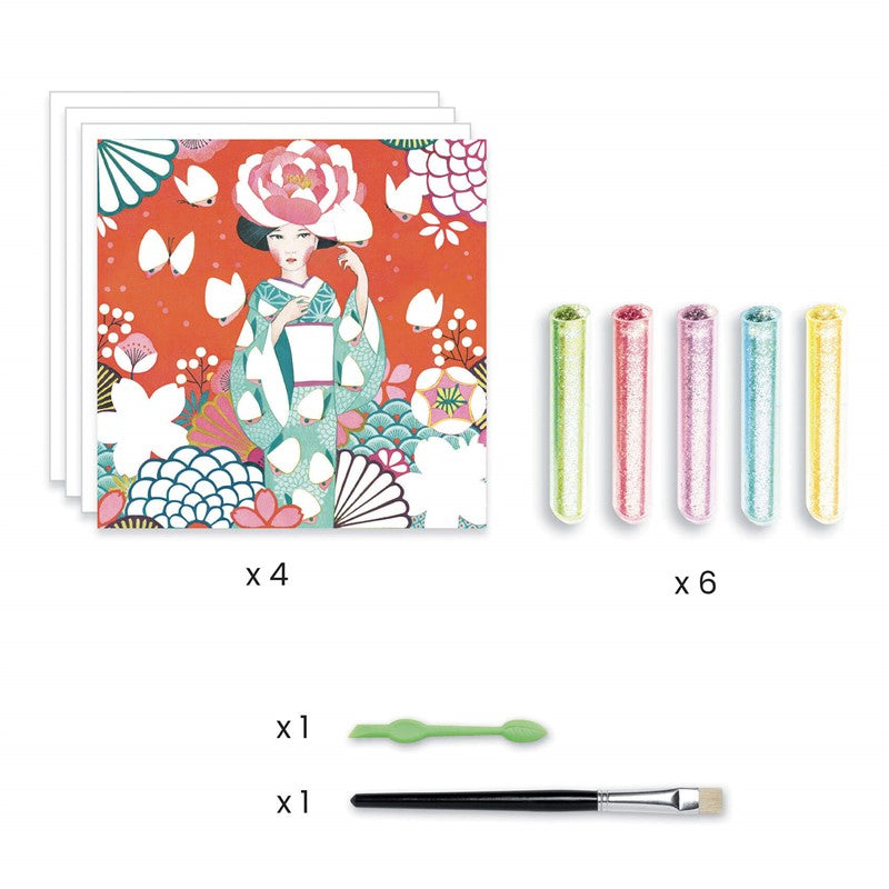 Cuadros purpurina Día de ensueño – Kit creativo infantil – Kulturdenda
