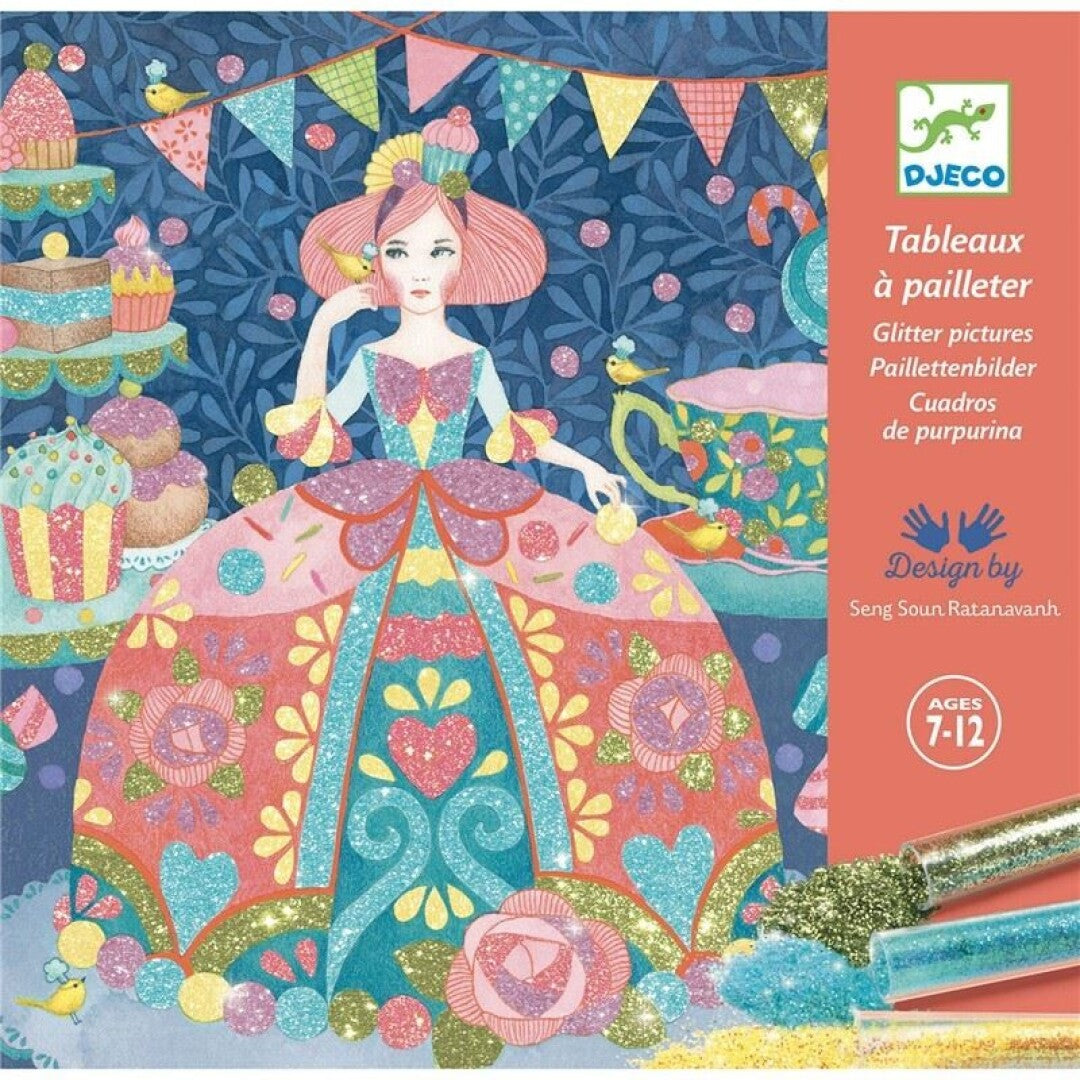 Cuadros purpurina Día de ensueño – Kit creativo infantil – Kulturdenda