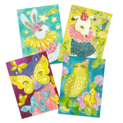 Cuadros purpurina Carnaval de animales – Kit creativo infantil – Kulturdenda
