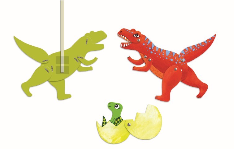 Colorea sorpresas Muñecos Dinos