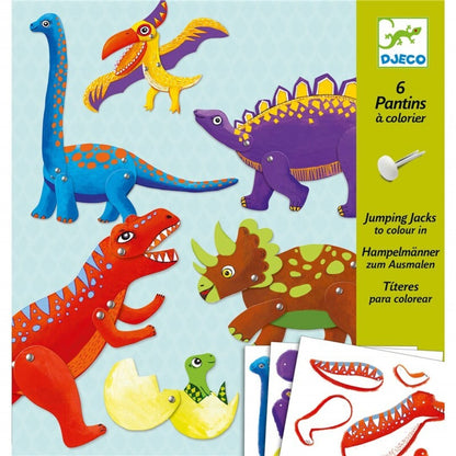 Colorea sorpresas Muñecos Dinos