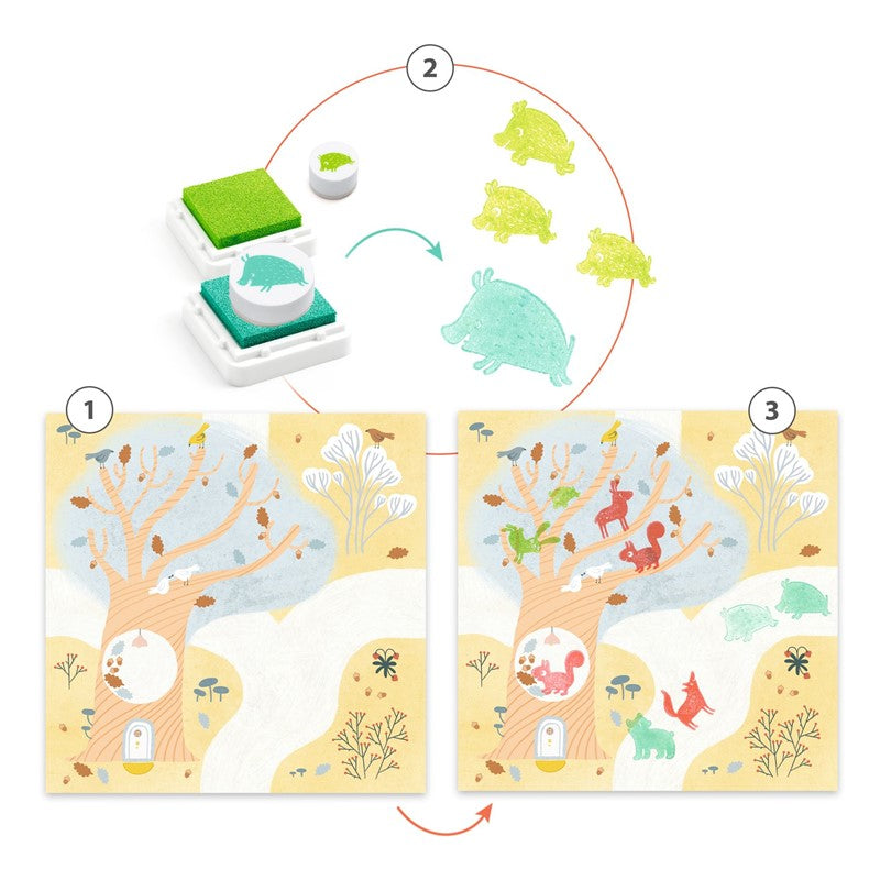 Sellos De visita – Juego de sellos infantil – Kulturdenda