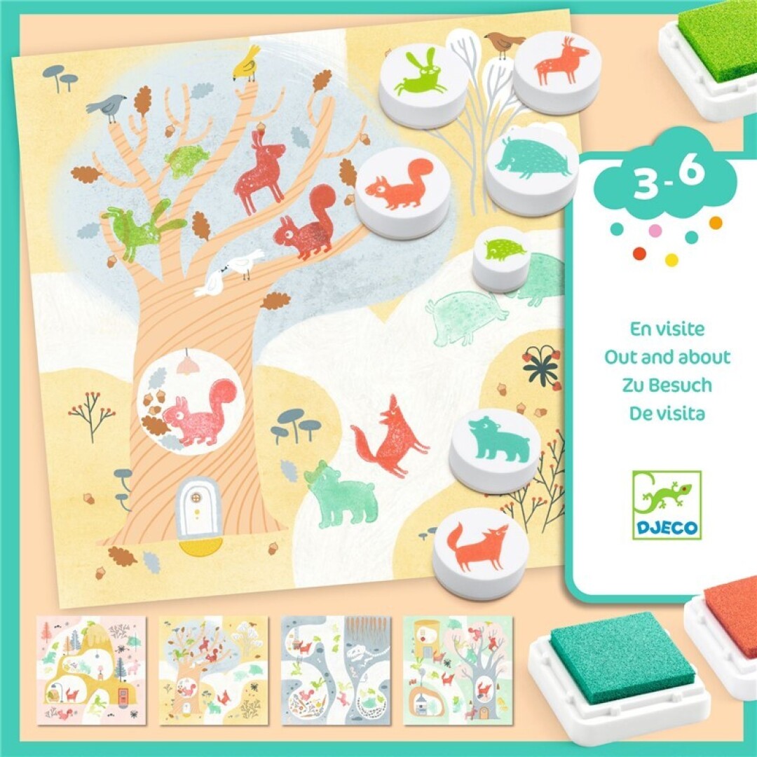Sellos De visita – Juego de sellos infantil – Kulturdenda