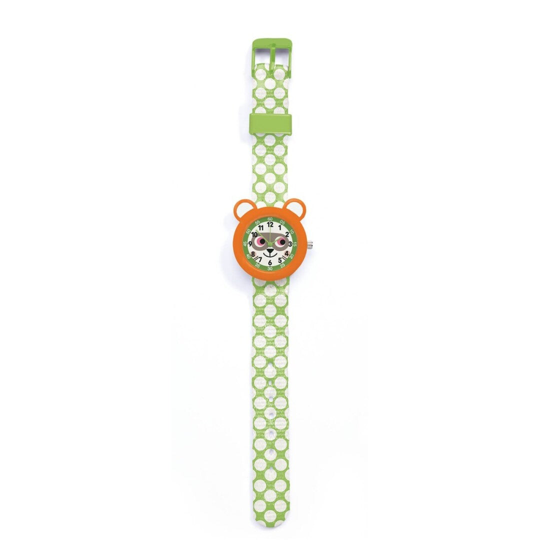 Reloj infantil Mapache – Educativo y resistente al agua