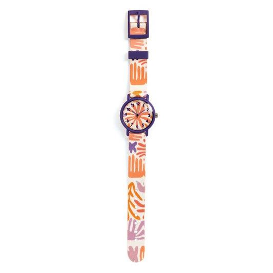 Reloj infantil Leaves – Educativo, silencioso y resistente