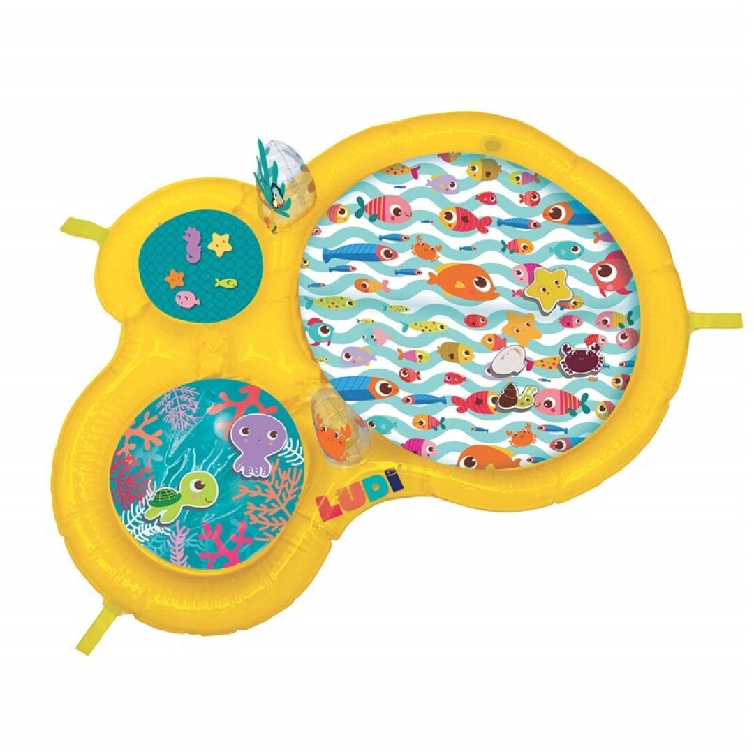 Tapiz de agua inflable Animales marinos Ludi – Área de juego para bebé – Kulturdenda
