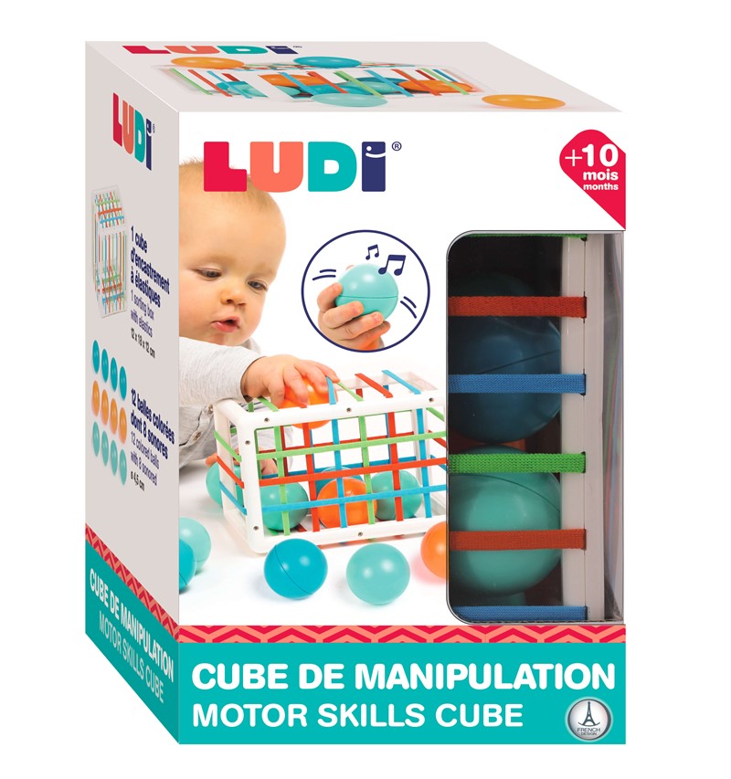 Cubo de manipulación Ludi – Juguete sensorial para bebés – Kulturdenda