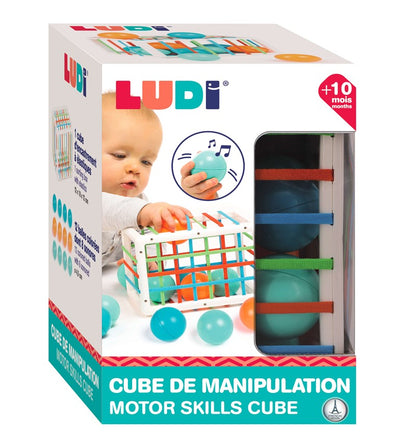 Cubo de manipulación Ludi – Juguete sensorial para bebés – Kulturdenda