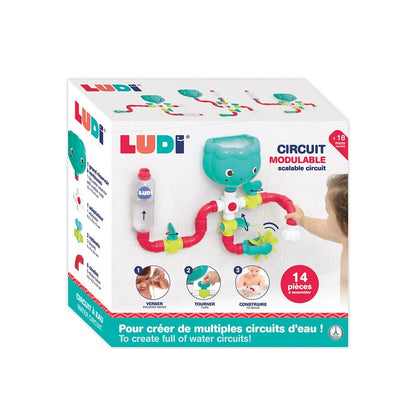 Circuito de agua Ludi – Juego de baño interactivo